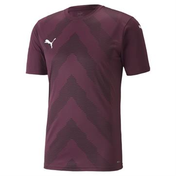 Puma Team Glory Short Sleeve Shirt - Grape Wine