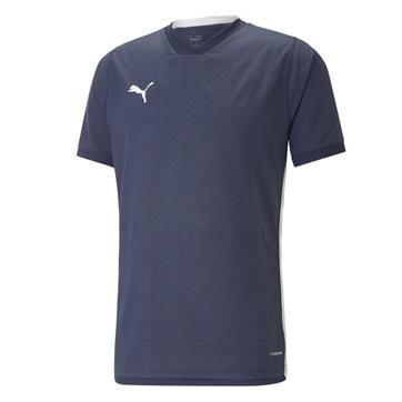 Puma teamCUP Short Sleeve Shirt (Senior Sizes Only) - Peacoat