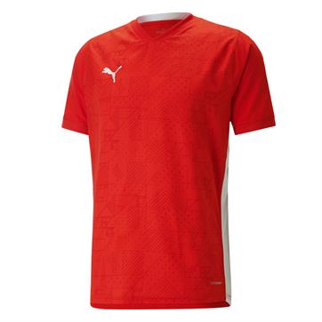 Puma teamCUP Short Sleeve Shirt (Senior Sizes Only) - Red