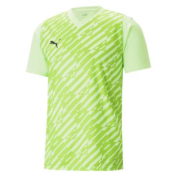Puma TeamULTIMATE Short Sleeve Shirt - Fizzy Lime