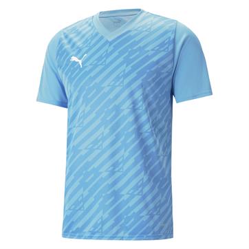 Puma TeamULTIMATE Short Sleeve Shirt - Light Blue