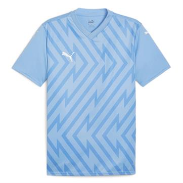 Puma teamGLORY Short Sleeve Shirt - Light Blue