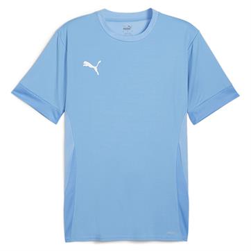 Puma team GOAL Short Sleeve Match Shirt - Light Blue