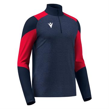 Macron Izel Half Zip Top [Pro Quality] - Navy/Red