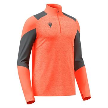 Macron Izel Half Zip Top [Pro Quality] - Neon Orange/Anthracite