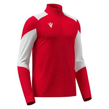 Macron Izel Half Zip Top [Pro Quality] - Red/White