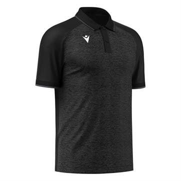 Macron Aulos Polo Shirt - Black