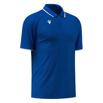 Macron Aulos Polo Shirt - Royal/White