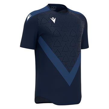 Macron Wisp Short Slevee Shirt - Navy/Light Navy