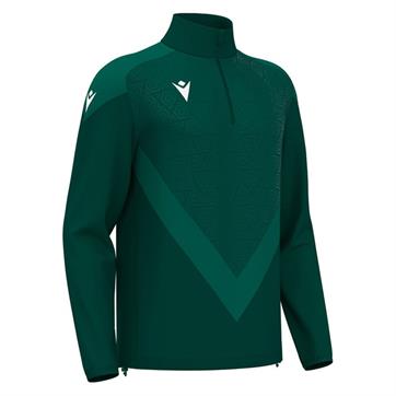 Macron Anduin Half Zip Top - Bottle Green/Light Bottle Green