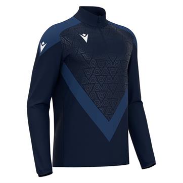 Macron Yaruga Half Zip Top (Pro Quality) - Navy/Light Navy