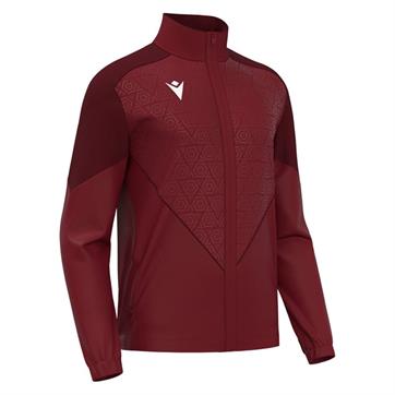 Macron Poseidon Full Zip Jacket - Cardinal/Dark Cardinal