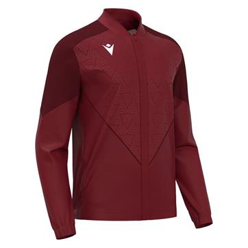 Macron Morpheus Full Zip Jacket (Pro Quality) - Cardinal/Dark Cardinal