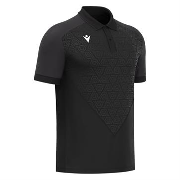 Macron Baldwin Polo Shirt - Black/Dark Grey