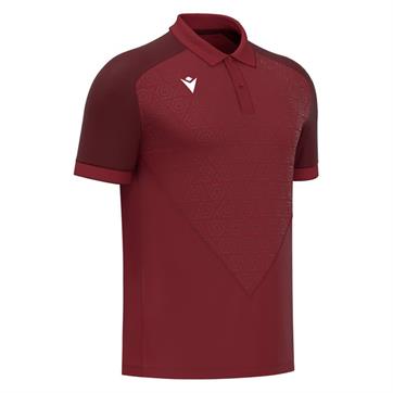 Macron Baldwin Polo Shirt - Cardinal/Dark Cardinal