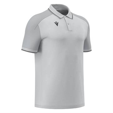 Macron Echoes Short Sleeve Polo Shirt - Grey