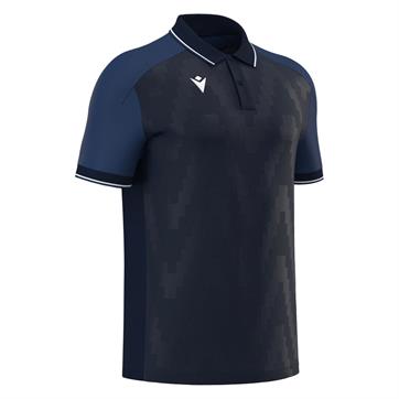 Macron Echoes Short Sleeve Polo Shirt - Navy