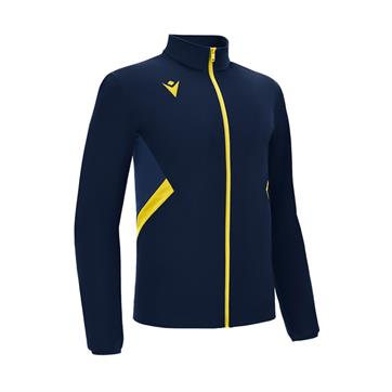 Macron Raijin Full Zip Jacket - Navy/Yellow