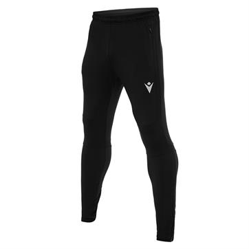 Macron Thames Hero Training Pants [Pro Quality] (Zipped Pockets & Skinny Fit) - Black