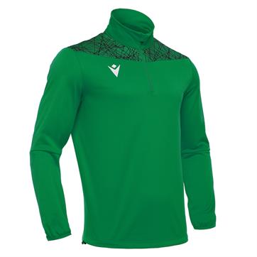 Macron Tagus Half Zip Top - Green/black