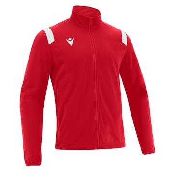 Macron Fujin Full Zip Tracksuit Jacket - Red/White