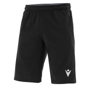 Macron Nistro Coaches Shorts (with zipped pockets) - Black