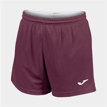 Joma Paris II Ladies Fit Shorts - Burgundy