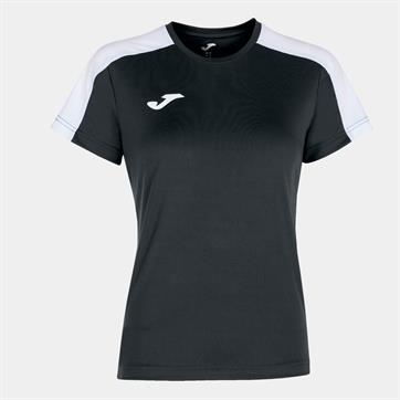 Joma Academy Ladies Fit S/S Shirt - Black/White
