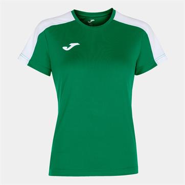 Joma Academy Ladies Fit S/S Shirt - Green/White