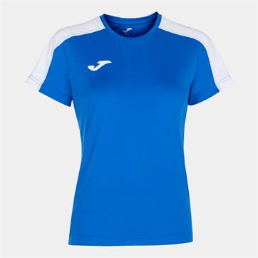 Joma Academy Ladies Fit S/S Shirt - Royal/White