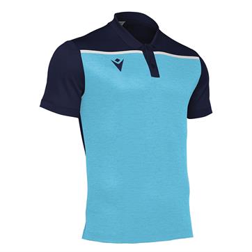 Macron Jumeirah Polo Shirt **DISCONTINUED** - Columbia/Navy