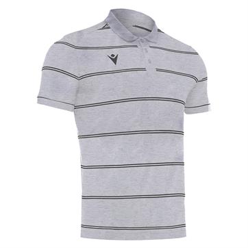 Macron Flamenco Cotton Polo Shirt - Grey/Anthracite