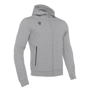 Macron Cello Full Zip Hooded Sweatshirt - Grey