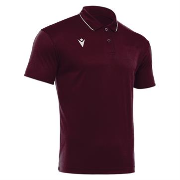 Macron Draco Hero Polo Shirt - Cardinal