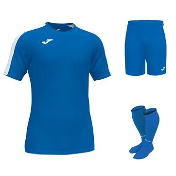 Joma Academy III Full Kit Bundle of 10 (Short Sleeve) - Royal/White