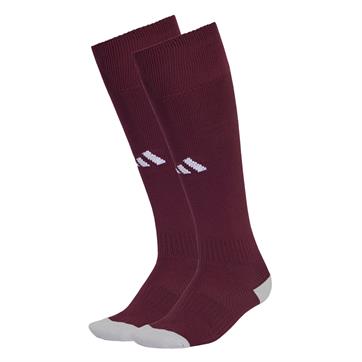 Adidas Milano 23 Socks - Maroon/White