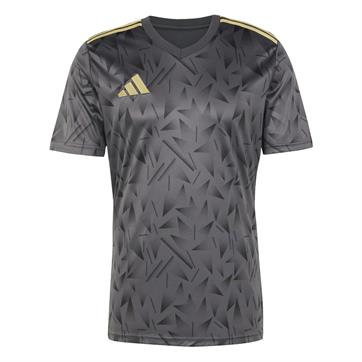 Adidas Team Icon 25 Short Sleeve Shirt - Black/Gold