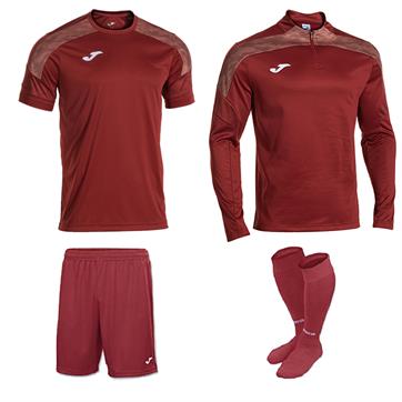 Joma Champion VIII Academy Core Player Pack - Burgundy