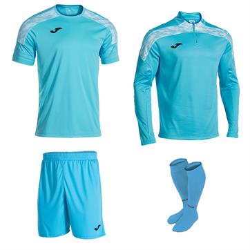 Joma Champion VIII Academy Core Player Pack - Fluo Turquoise