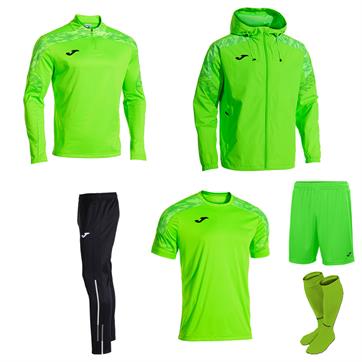 Joma Champion VIII Academy Full Player Pack - Fluo Green