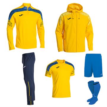 Joma Champion VIII Academy Full Player Pack - Yellow/Royal