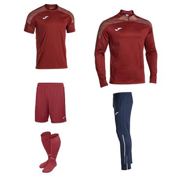 Joma Champion VIII Academy Mid Player Pack - Burgundy