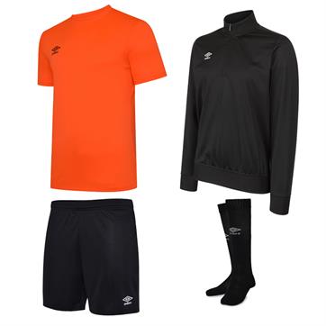 Umbro Club Essential Academy Core Player Pack - Shocking Orange