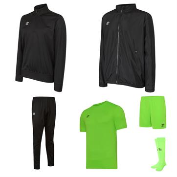 Umbro Club Essential Academy Full Player Pack - Gecko Green