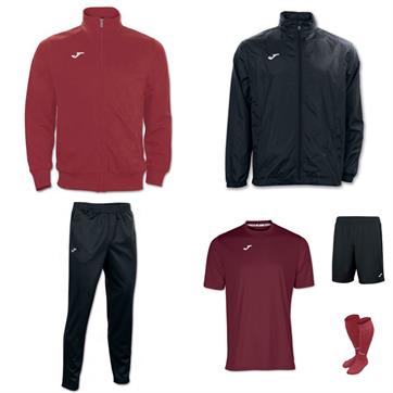 Joma Combi Academy Full Player Pack - Burgundy