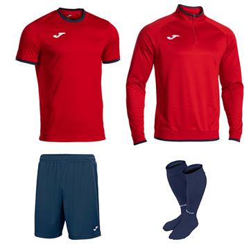 Joma Combi Premium Core Player Pack - Red/Navy