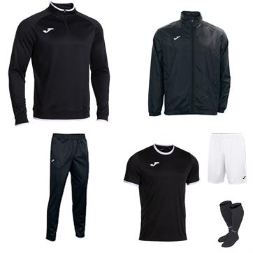 Joma Combi Premium Full Player Pack - Black/White