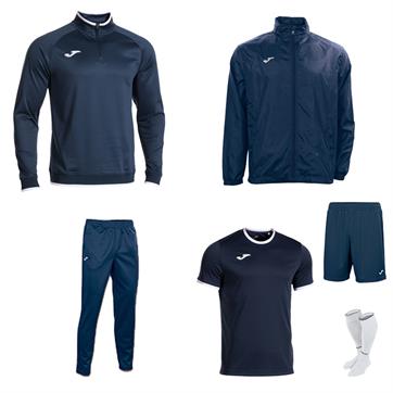 Joma Combi Premium Full Player Pack - Navy/White