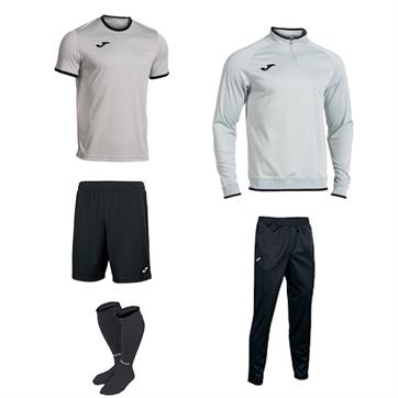 Joma Combi Premium Mid Player Pack - Melange/Black