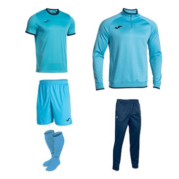 Joma Combi Premium Mid Player Pack - Turquoise/Navy